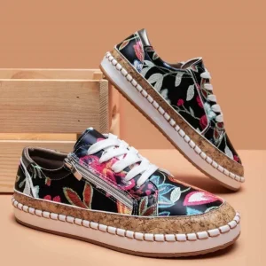 Blossom | Sneakers Dam Espadrille Broderade