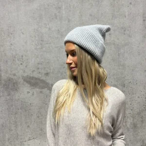 Gosig Mössa- Beanie-Ljusgrå
