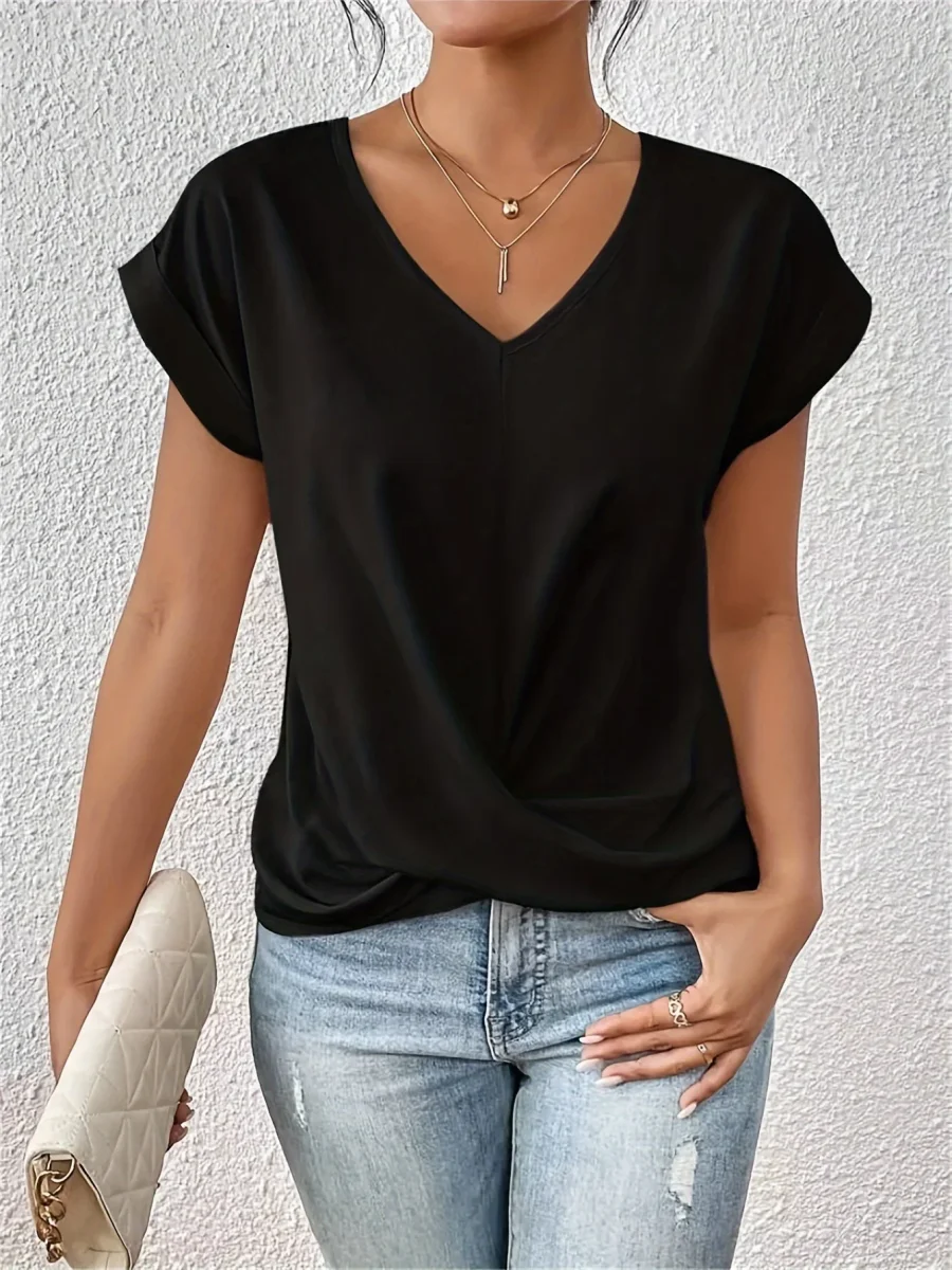 Elsa | T-shirt Dam Hjärtformad Ringning