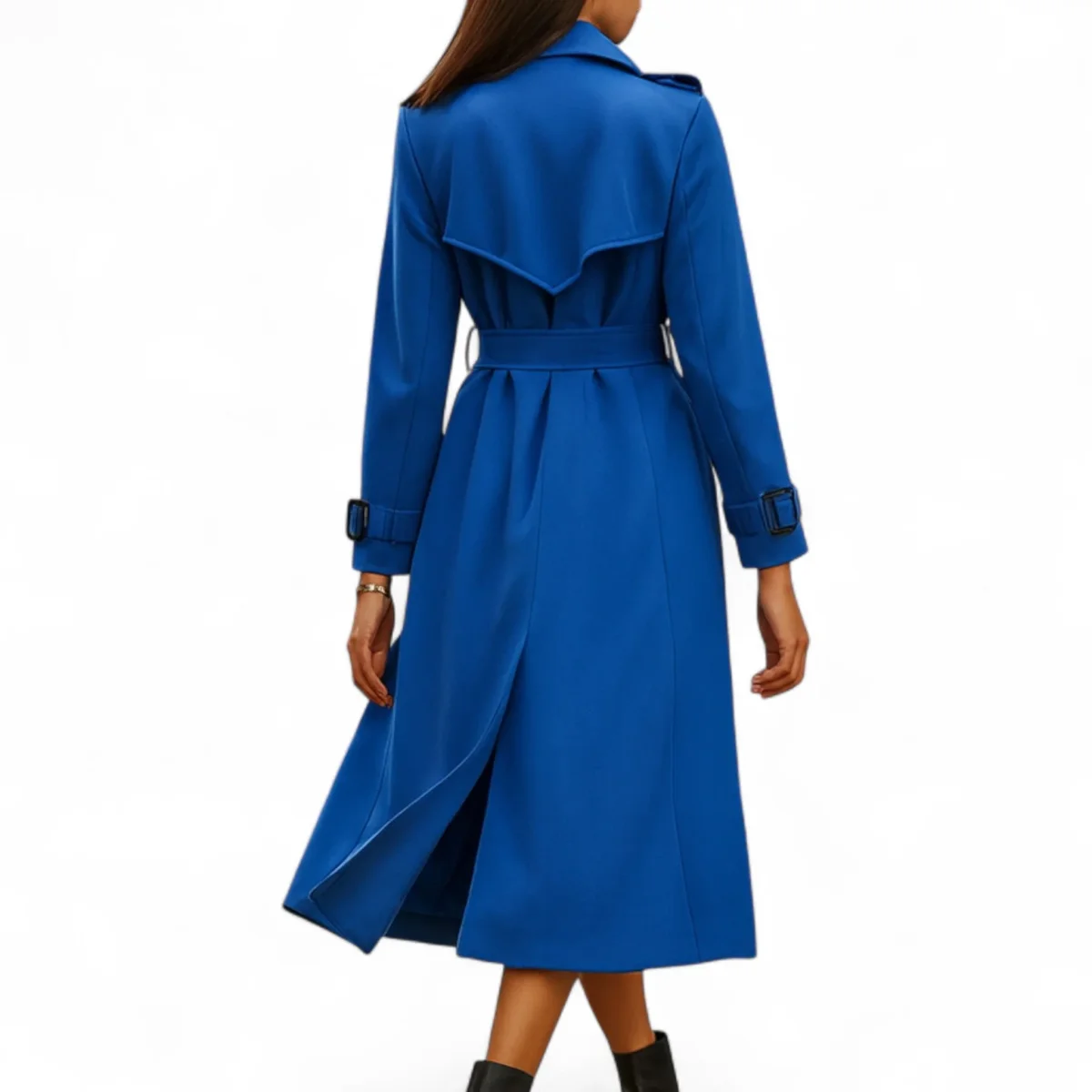 Svea | Klassisk Trenchcoat Dam Med Bälte - Bild 9