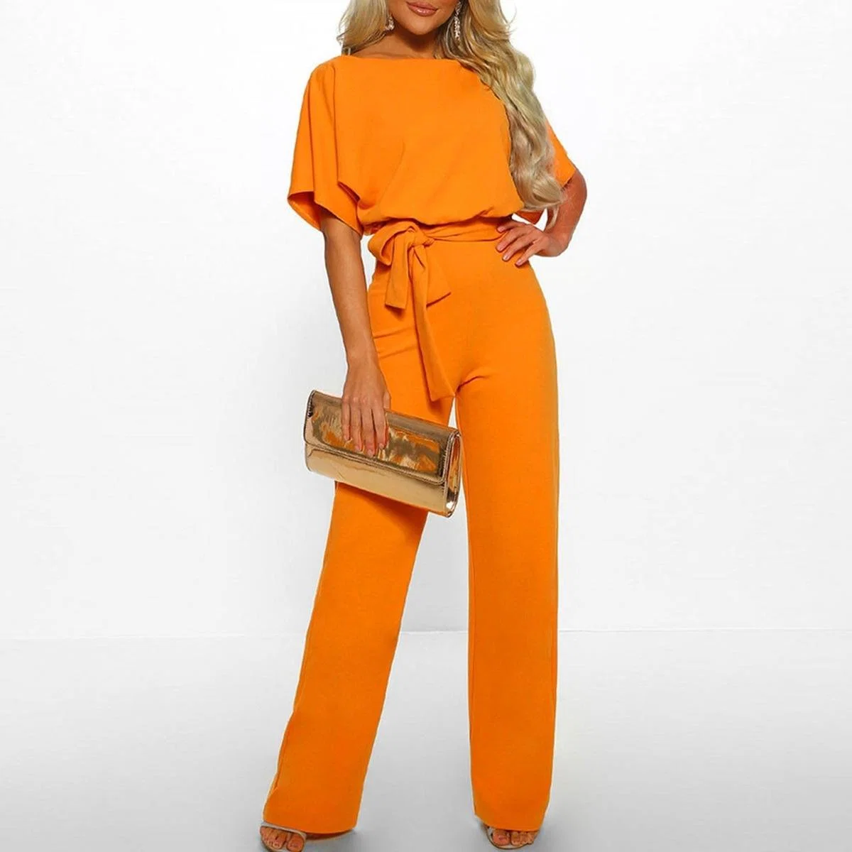 Maja | Jumpsuit Dam Med Knytbälte - Bild 4