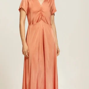 Indigo Dress Dark Clay