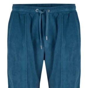 Blå frotté shorts