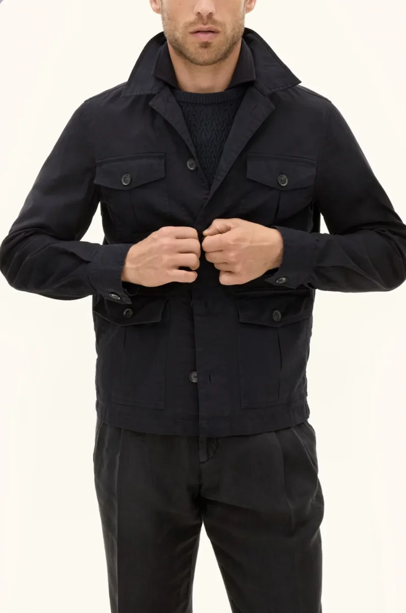 REGULAR FIT SAFARI OVERSHIRT BOMULLSSTRETCH - Bild 2