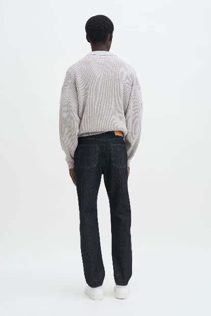 Tapered cropped jeans washed black - Bild 4