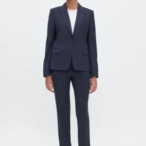 Sasha Cool wool blazer dk navy