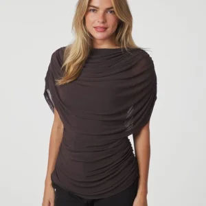 Cottuna Drapy Mesh Top
