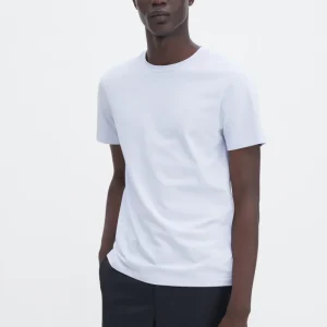 Stretch Cotton Tee Ice Blue
