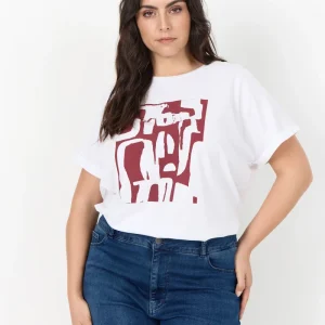 T-shirt med print från Wasabi W20634