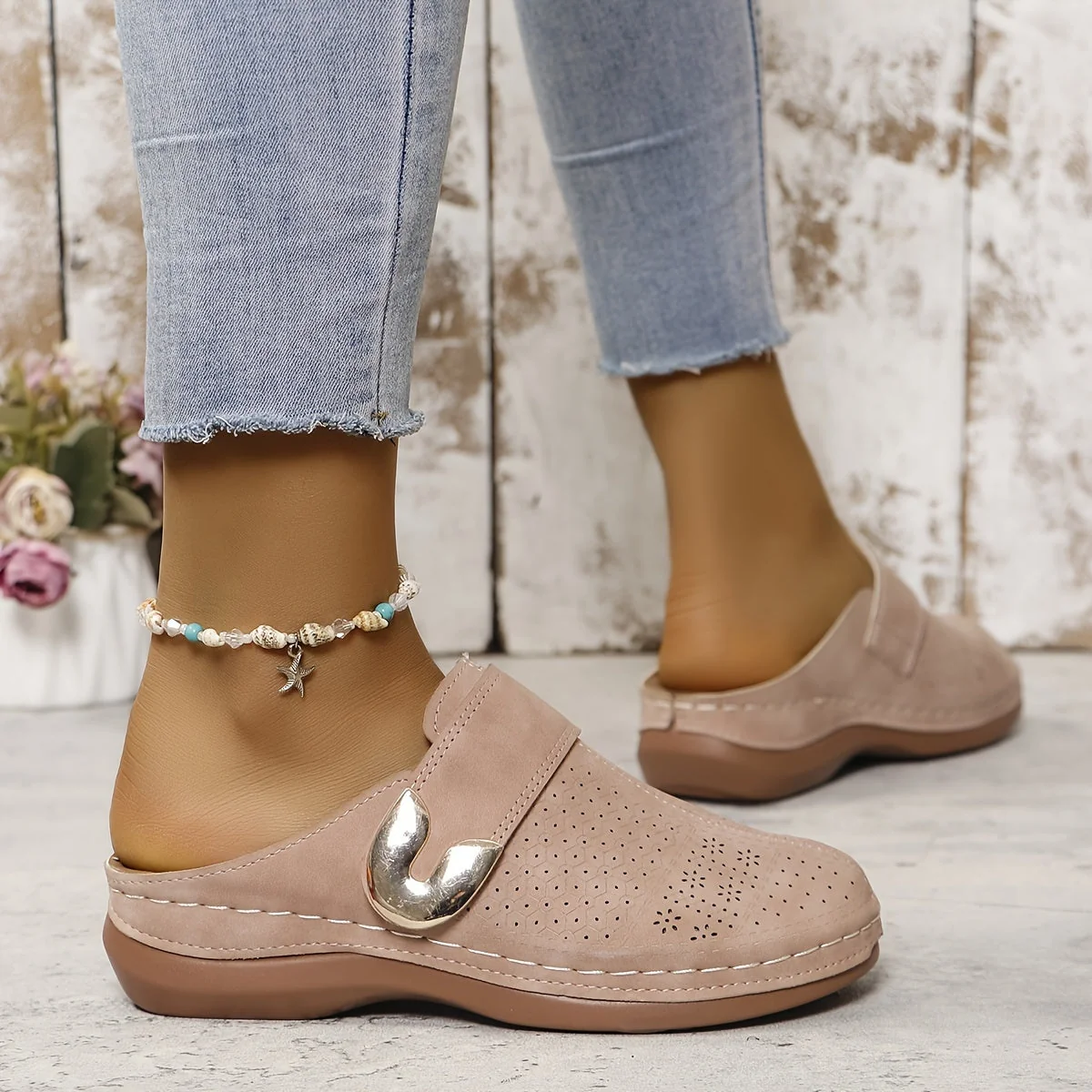 Siv | Mules Dam Ortopediska Slip On - Bild 9