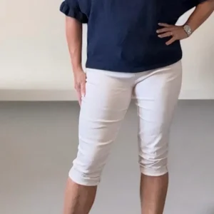 Magisk Cozy capri byxa i stretchigt material vita